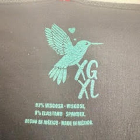 ¡Ay Güey! Graphic T-Shirt  “Yo ❤️ México” Neon Letters | Black | WMS XL NWT - Picture 8 of 10